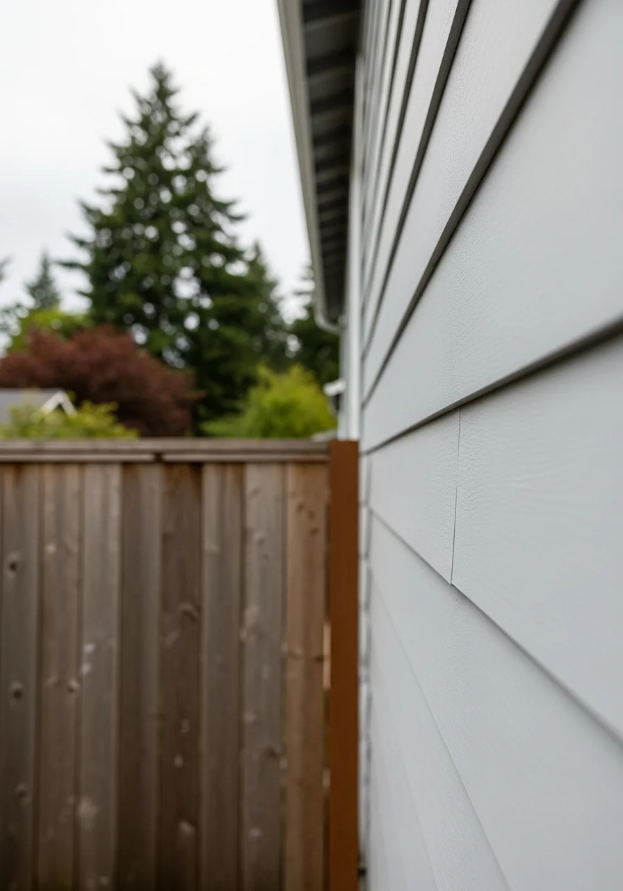 Close-up of professional workmanship on a Beaverton property exterior.