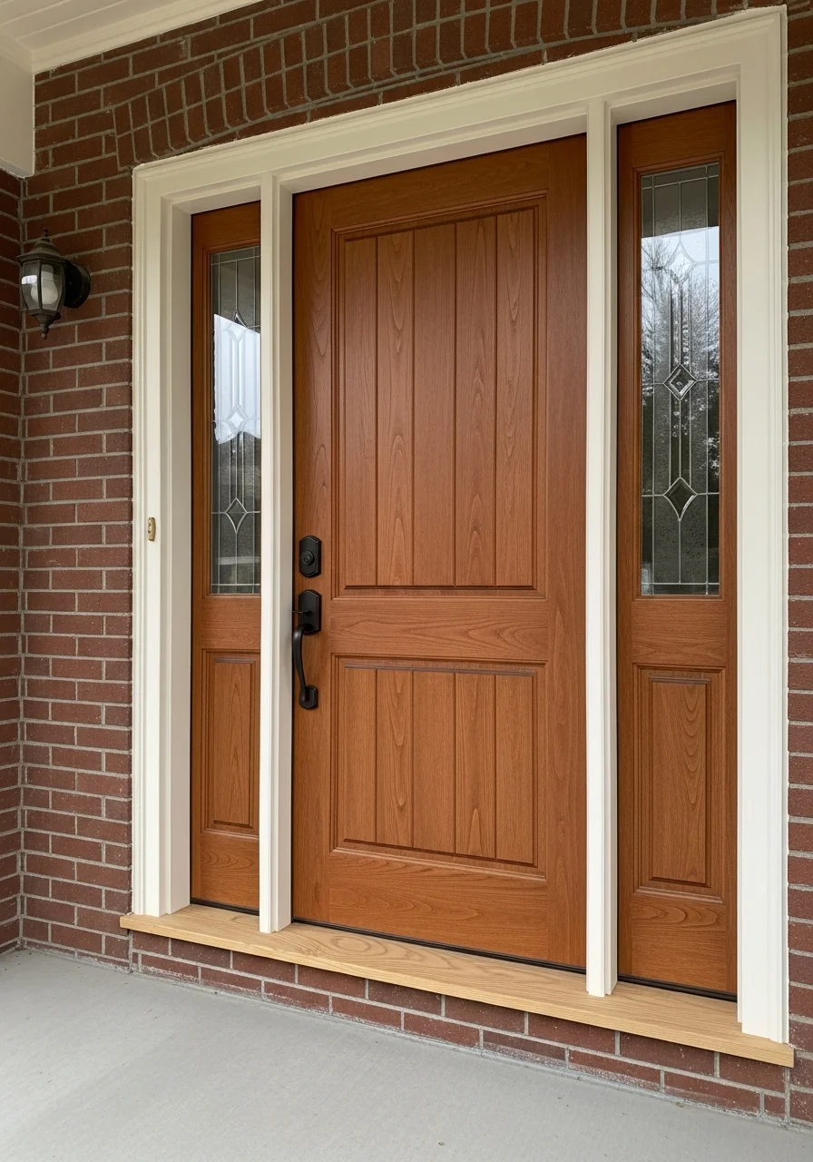 Detail of careful workmanship on a Portland home's exterior or entry.